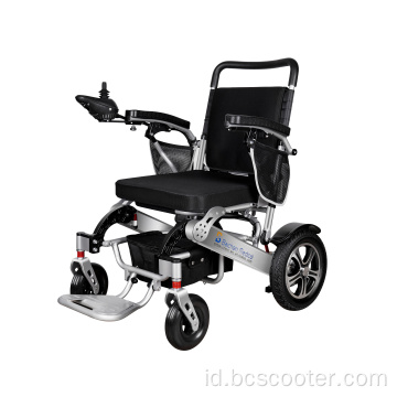 Tingkatkan magnesium aluminium alloy 24v12Ah Electric Wheelchair